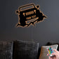12"x12" Jeep Off Road Personalized - Led Light Metal - Owls Matrix LTD