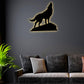 Wolf So Cool So Strong - Led Light Metal - Owls Matrix LTD