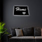 North Dakota Home Is My Love - Led Light Metal - Owls Matrix LTD
