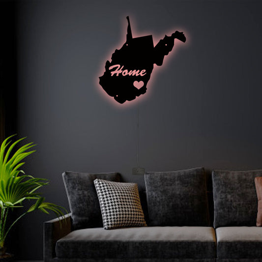 12"x12" Family Is Most Important - Led Light Metal - Owls Matrix LTD