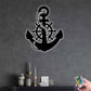 Sailor Nautical Anchor - Led Light Metal - Owls Matrix LTD
