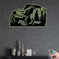 Jeep On The Mountain - Led Light Metal - Owls Matrix LTD