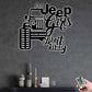 Car Girl Like It Dirty Jeep Girl - Led Light Metal - Owls Matrix LTD