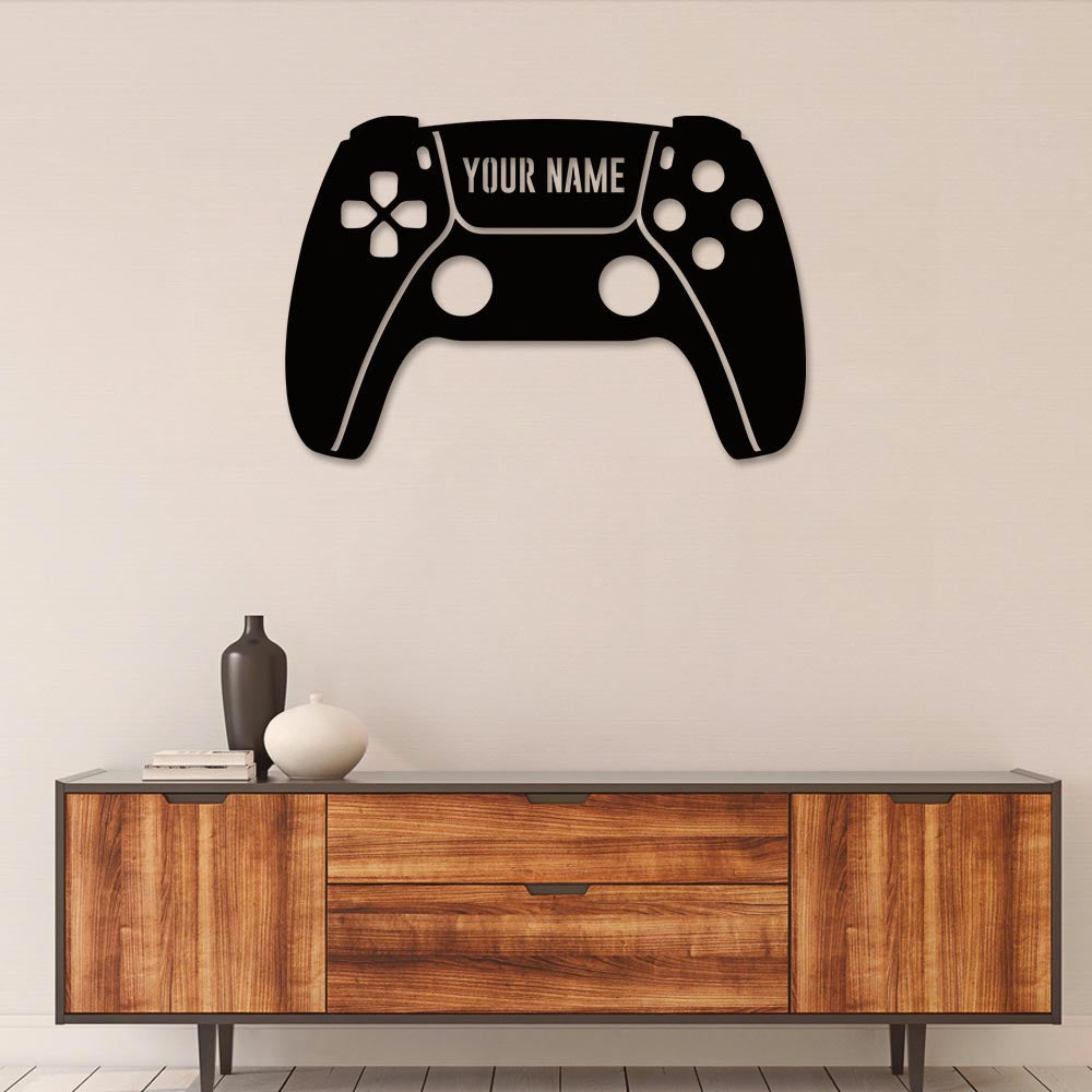 Game Love Play Gaming Personalized - Led Light Metal - Owls Matrix LTD