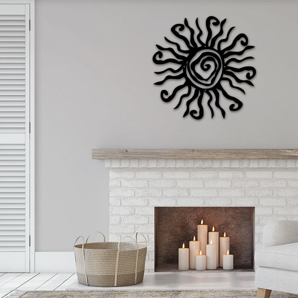 Sun Colorful Cool Style - Led Light Metal - Owls Matrix LTD