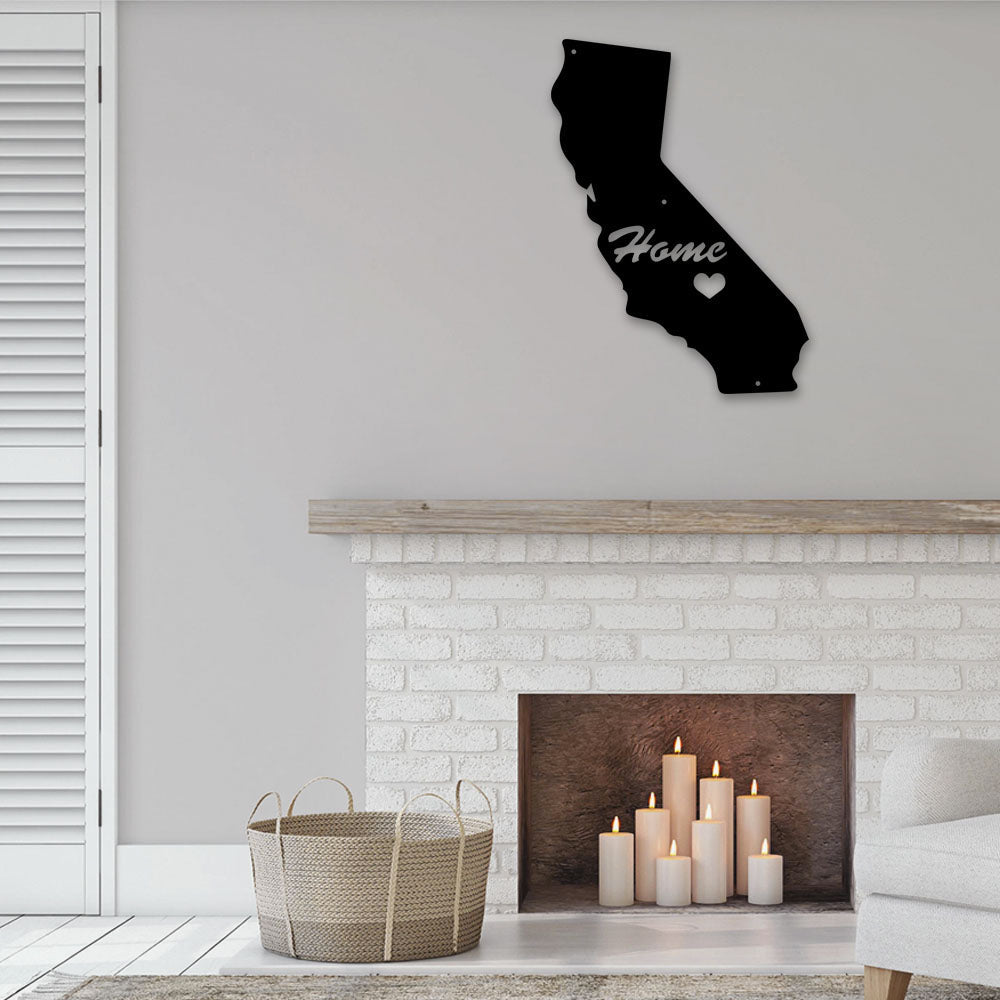 California Home Is The Best - Led Light Metal - Owls Matrix LTD