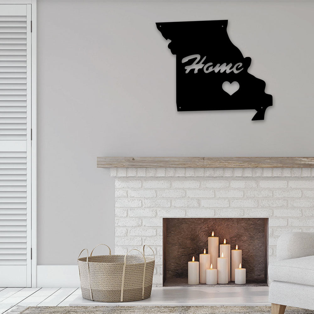 Missouri The Beautiful Place - Led Light Metal - Owls Matrix LTD