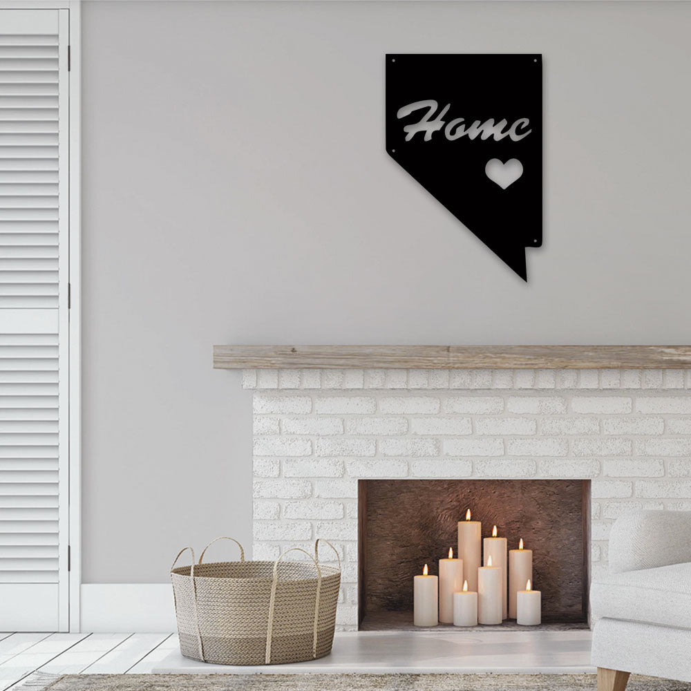 Nevada Is My Home - Led Light Metal - Owls Matrix LTD