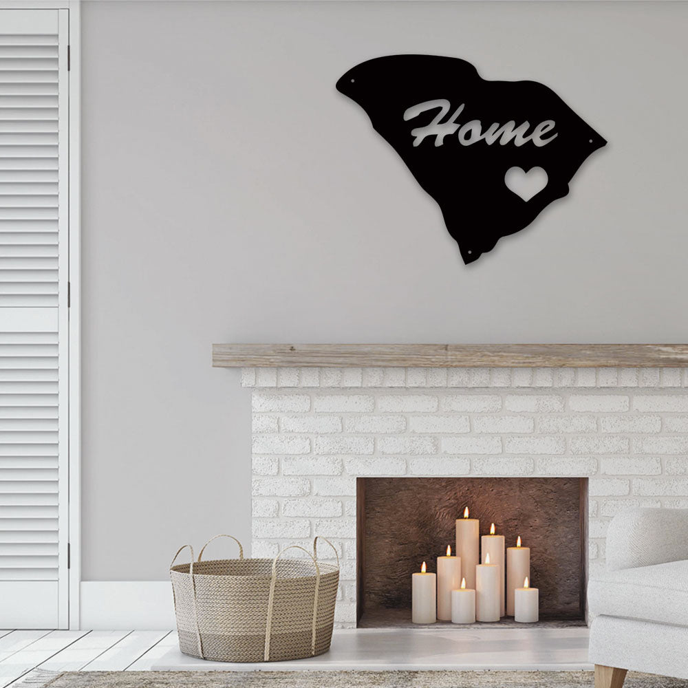 South Carolina Home Is My Life - Led Light Metal - Owls Matrix LTD