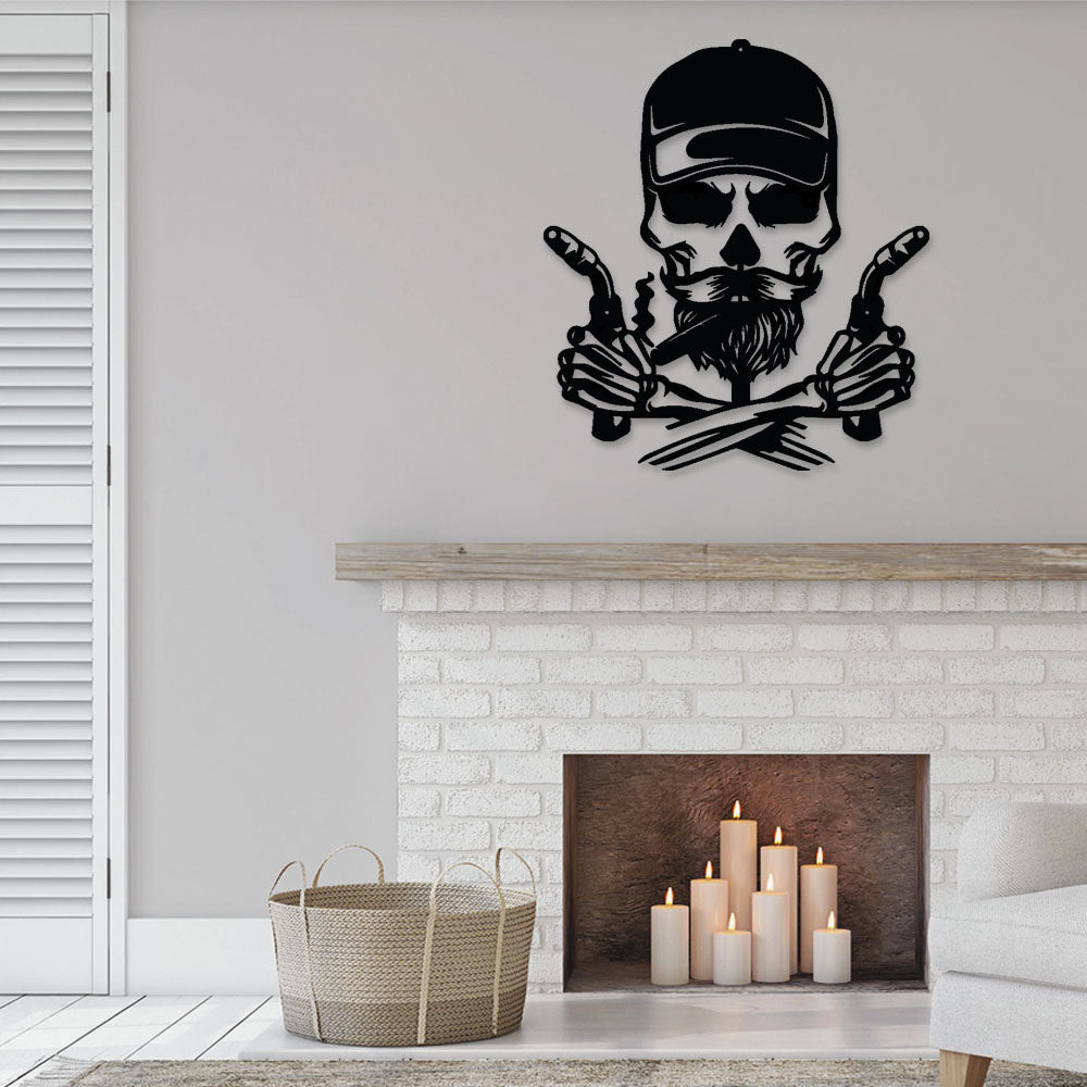 Skull Welder Cool Style - Led Light Metal - Owls Matrix LTD