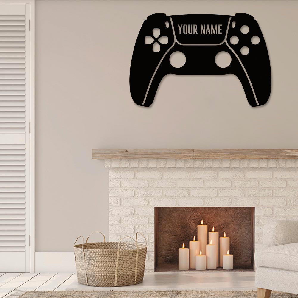 Game Love Play Gaming Personalized - Led Light Metal - Owls Matrix LTD