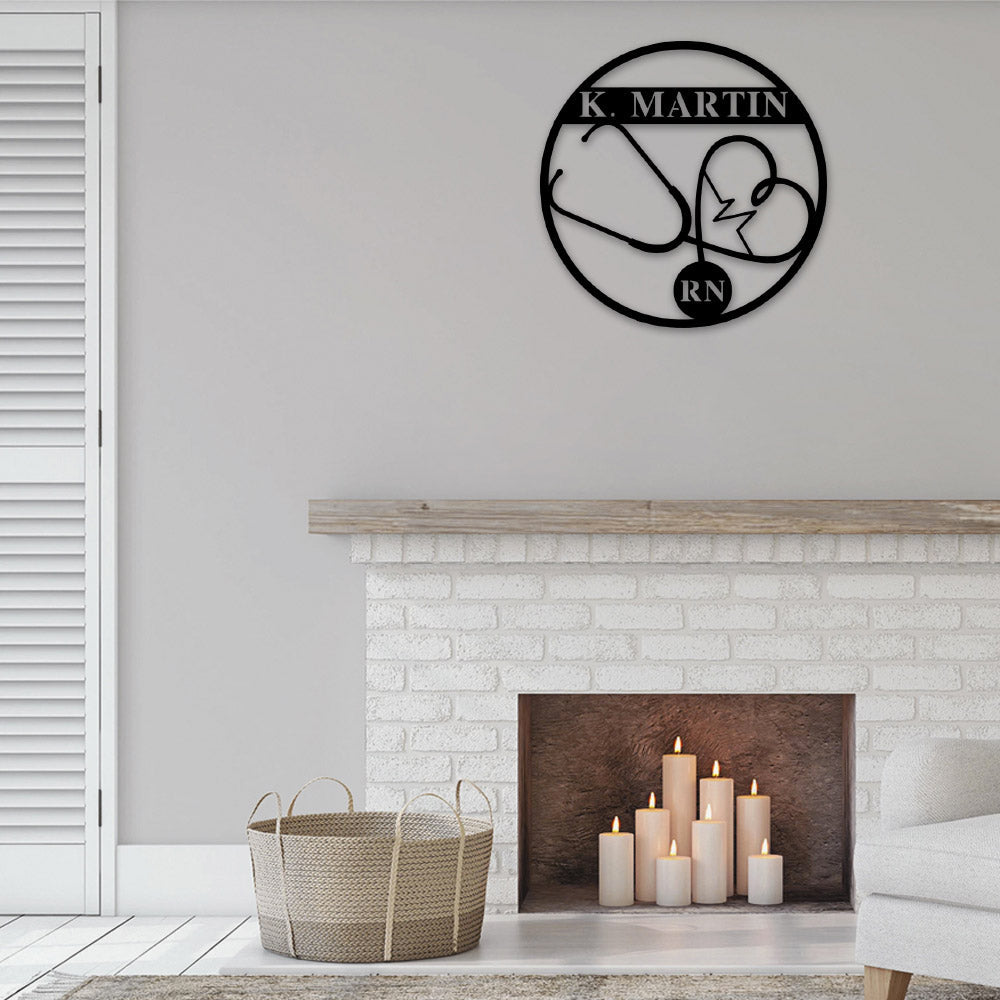 Nurse Take Care Of You Personalized - Led Light Metal - Owls Matrix LTD