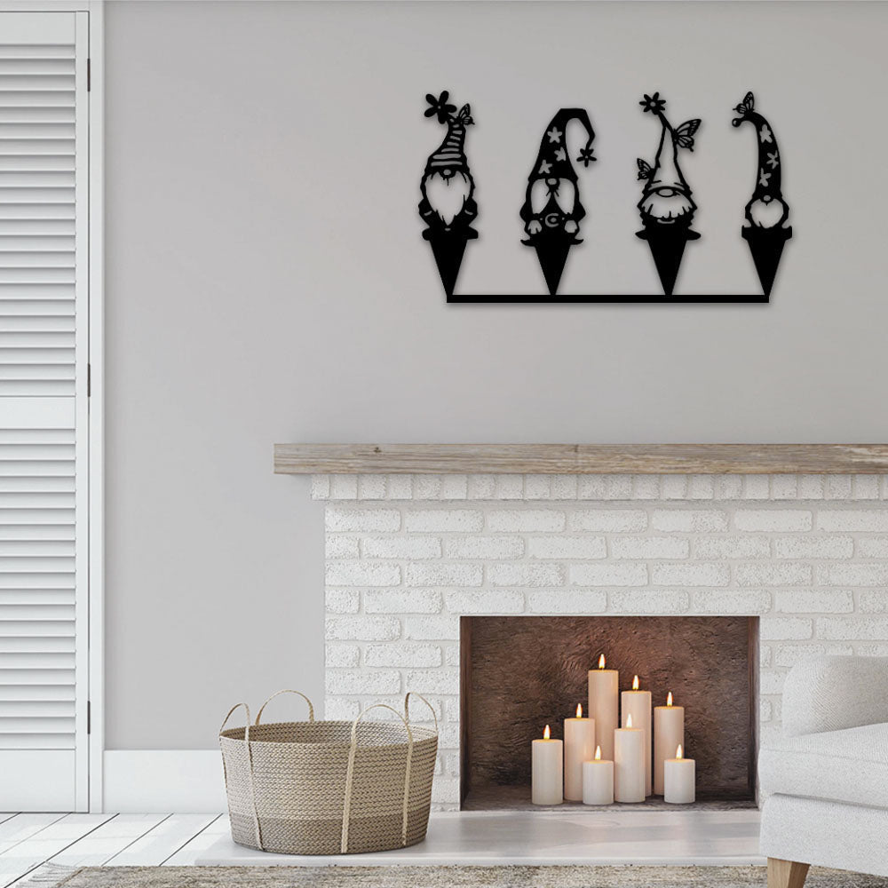 Gnomes So Cute Ice Cream - Led Light Metal - Owls Matrix LTD