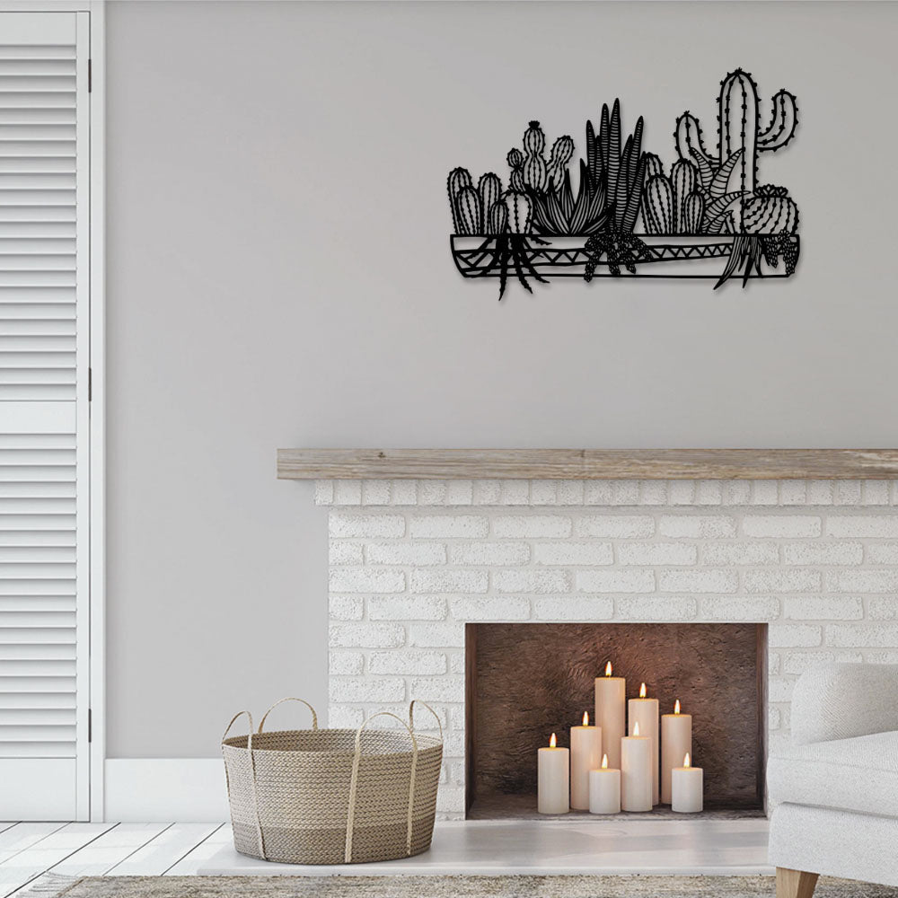 Cactus Style - Led Light Metal - Owls Matrix LTD