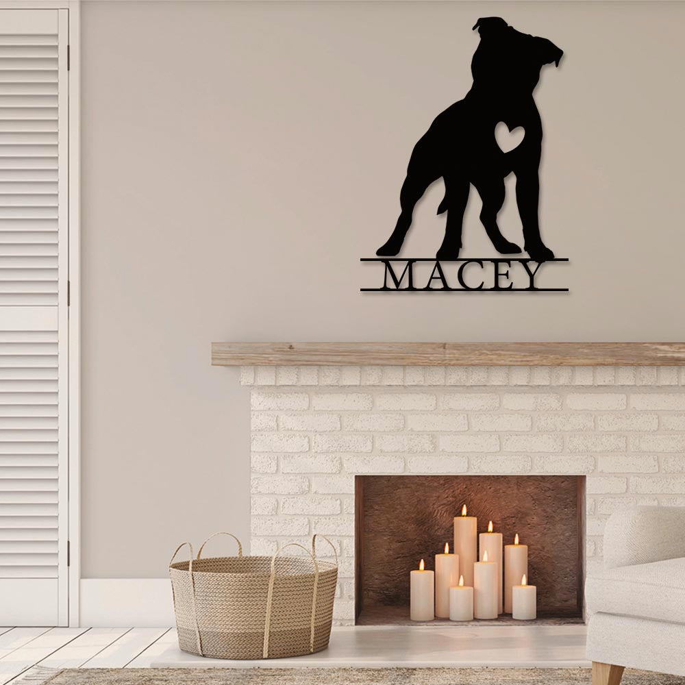 Pitbull So Nice In Life Personalized - Led Light Metal - Owls Matrix LTD