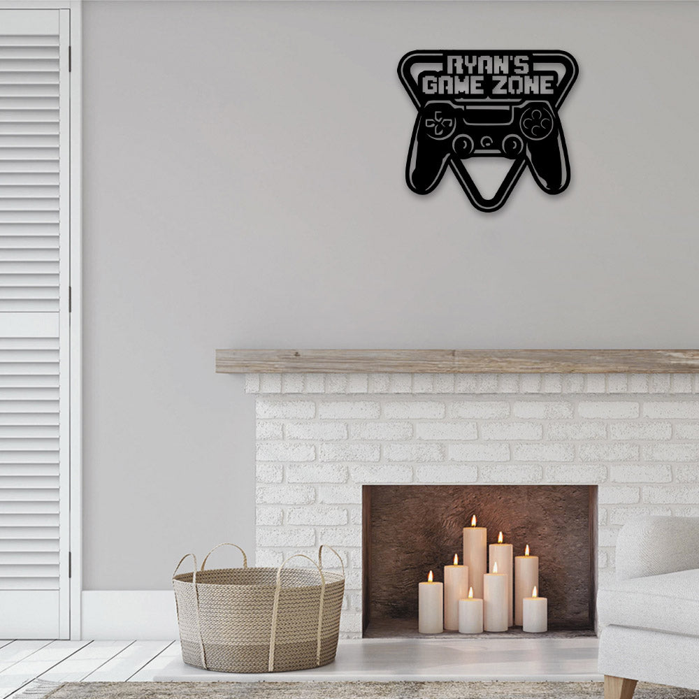 Game Zone Personalized - Led Light Metal - Owls Matrix LTD