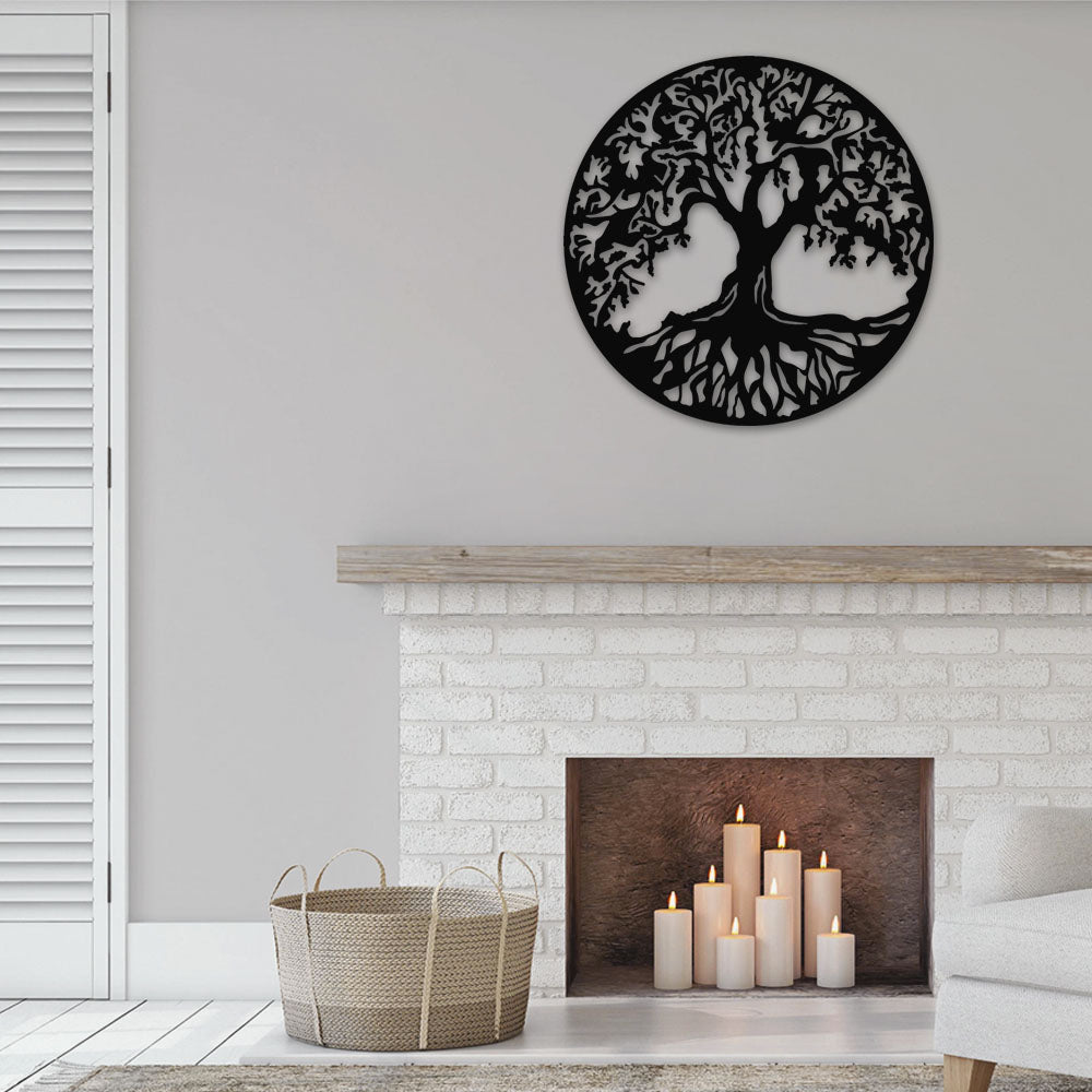 Tree of Life Style - Led Light Metal - Owls Matrix LTD