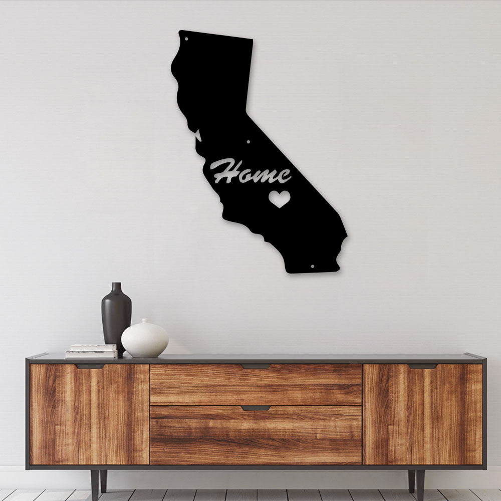 California Home Is The Best - Led Light Metal - Owls Matrix LTD