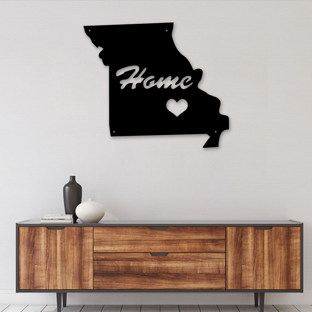 Missouri The Beautiful Place - Led Light Metal - Owls Matrix LTD