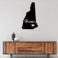New Hampshire Home Is Best - Led Light Metal - Owls Matrix LTD