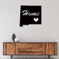 New Mexico Home Is My Love - Led Light Metal - Owls Matrix LTD