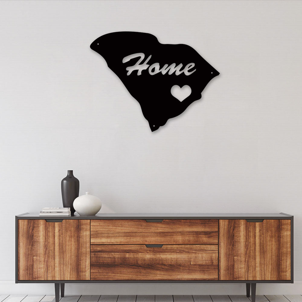 South Carolina Home Is My Life - Led Light Metal - Owls Matrix LTD