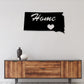 South Dakota Home Is Love - Led Light Metal - Owls Matrix LTD
