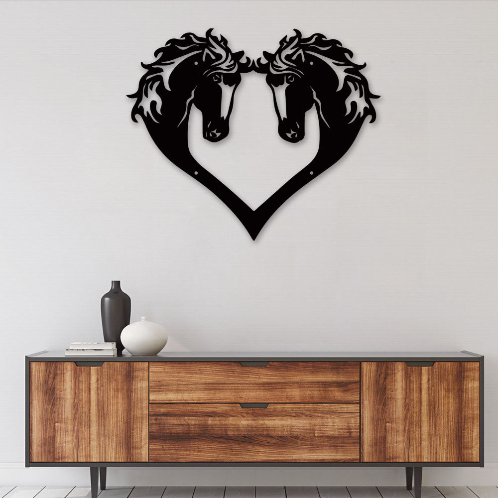 Horse Have Lovely Love - Led Light Metal - Owls Matrix LTD