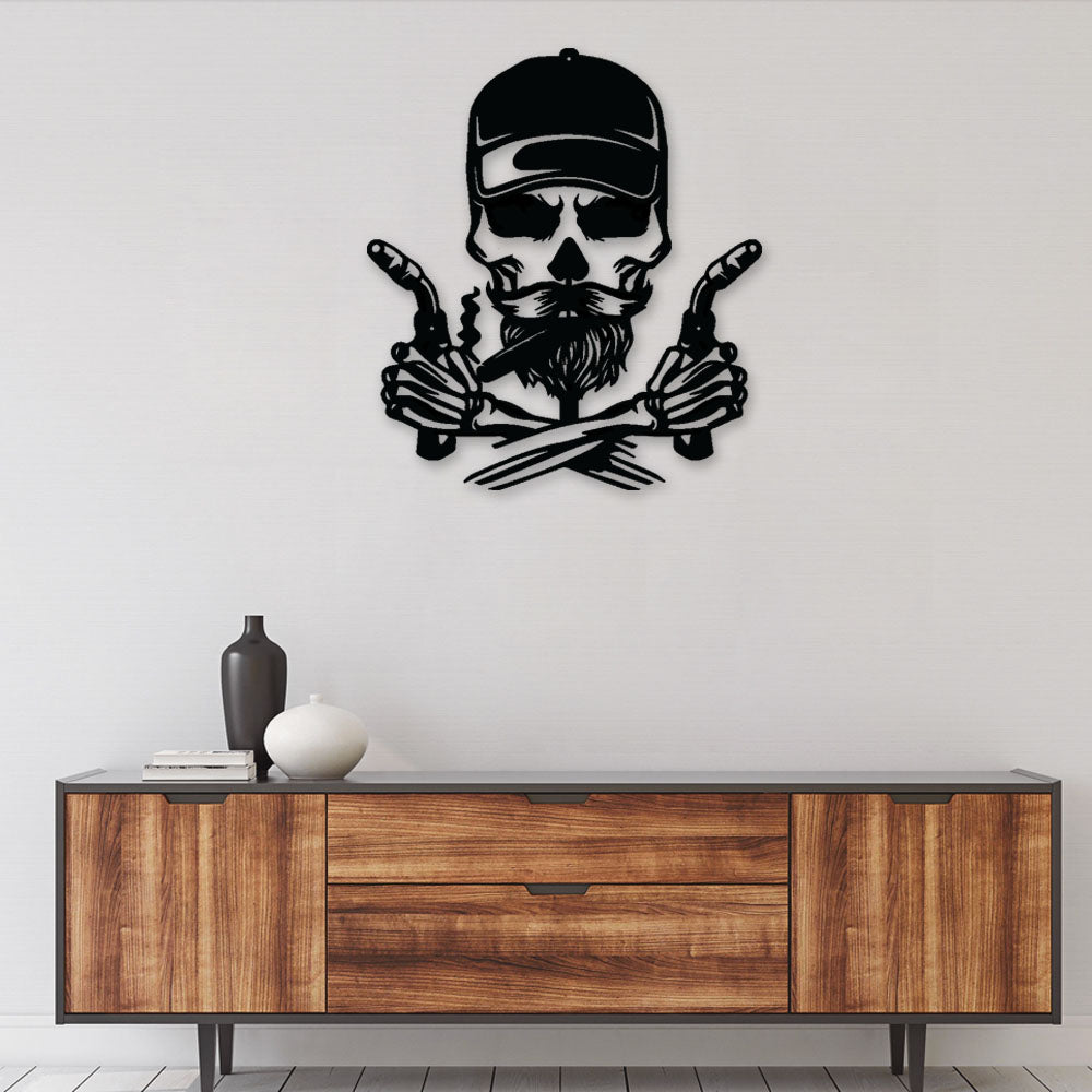 Skull Welder Cool Style - Led Light Metal - Owls Matrix LTD