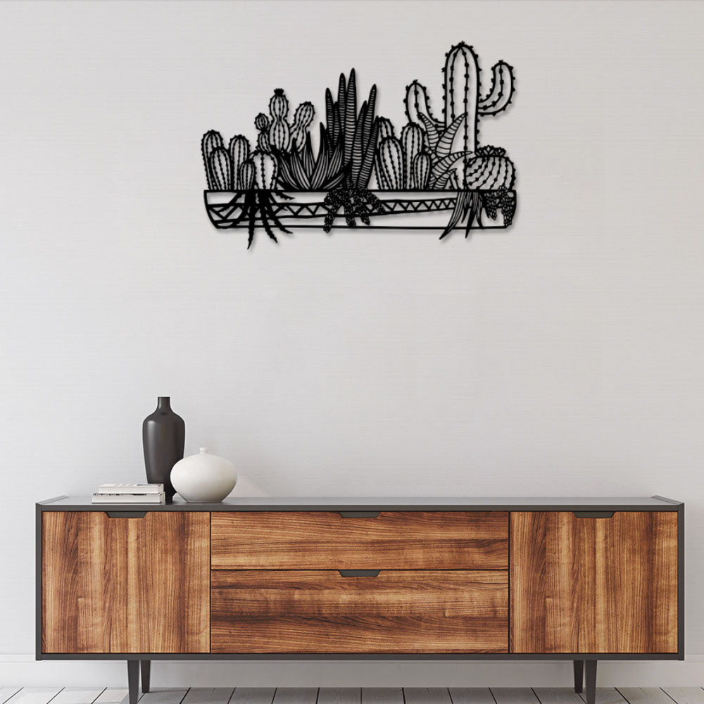 Cactus Style - Led Light Metal - Owls Matrix LTD