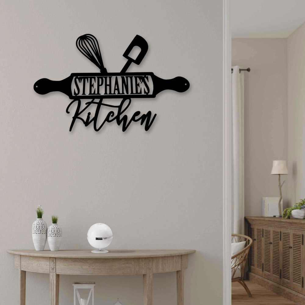 Kitchen Lover Personalized - Led Light Metal - Owls Matrix LTD
