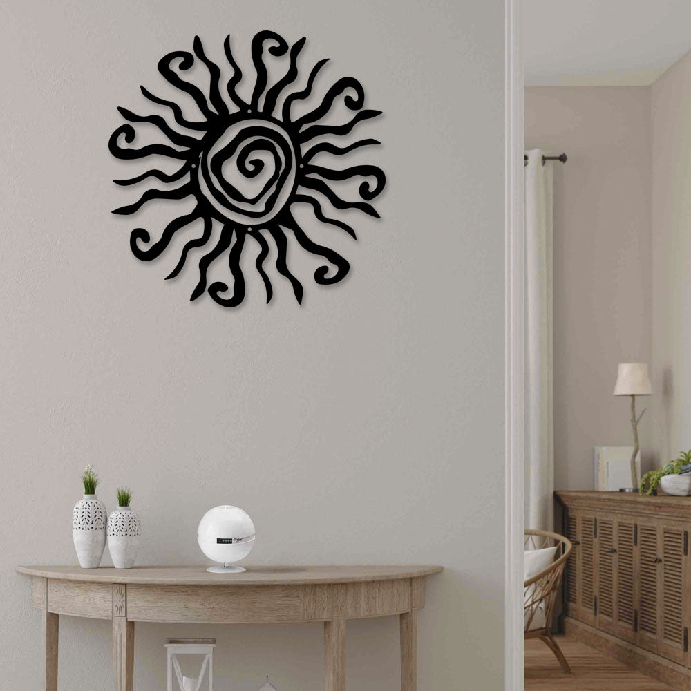 Sun Colorful Cool Style - Led Light Metal - Owls Matrix LTD