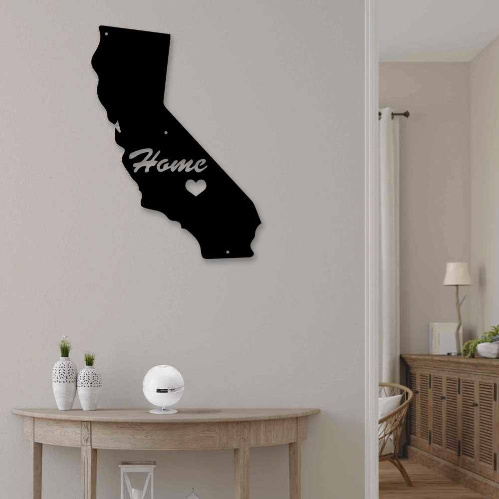 California Home Is The Best - Led Light Metal - Owls Matrix LTD