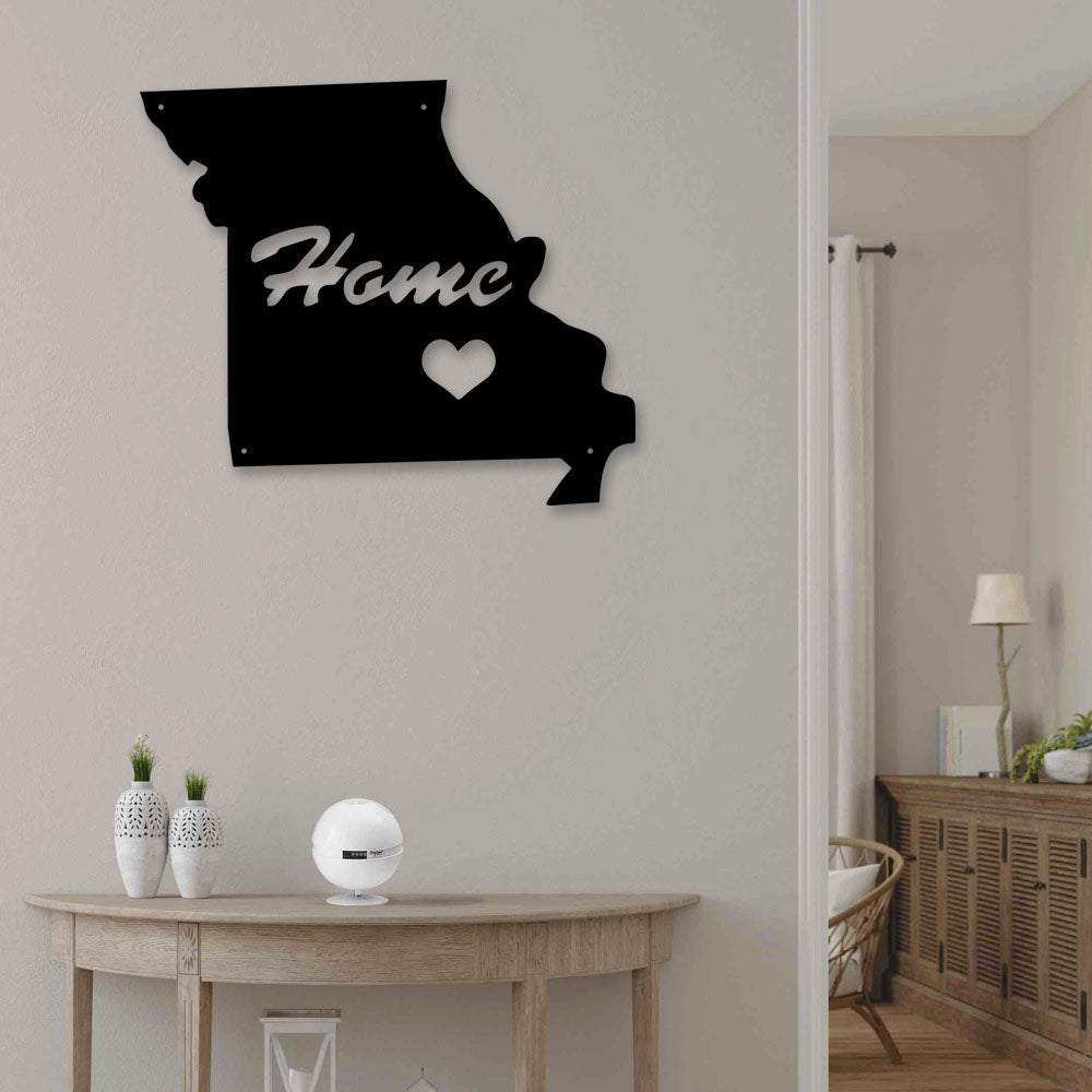 Missouri The Beautiful Place - Led Light Metal - Owls Matrix LTD