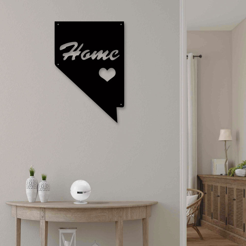 Nevada Home Is Best Place - Led Light Metal - Owls Matrix LTD