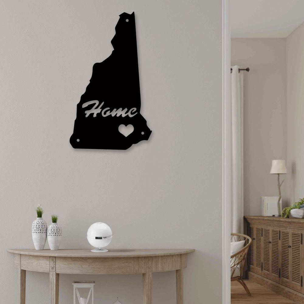 New Hampshire Home Is Best - Led Light Metal - Owls Matrix LTD