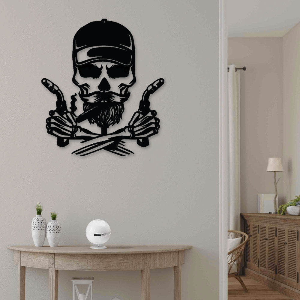 Skull Welder Cool Style - Led Light Metal - Owls Matrix LTD