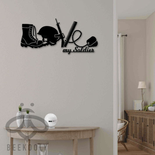 Love My Soldier V2 - Led Light Metal - Owls Matrix LTD