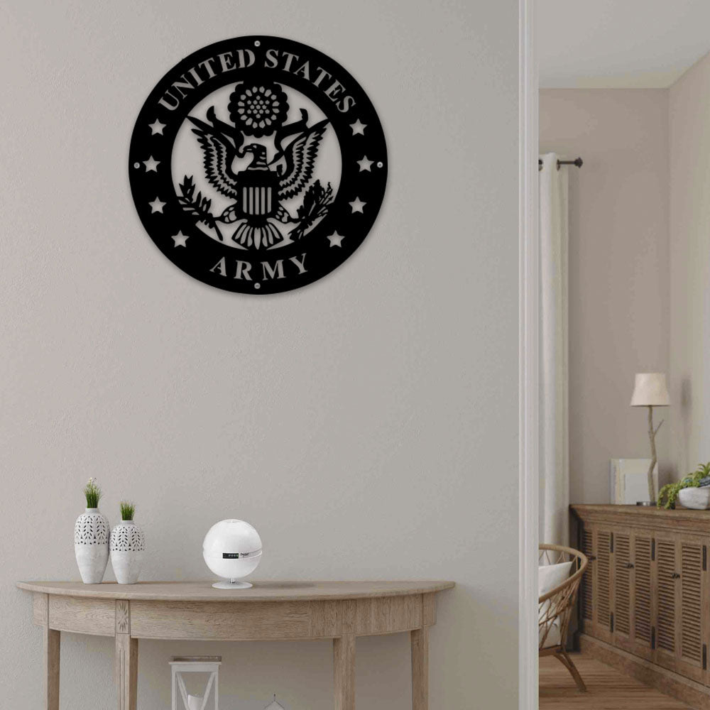 US Army Proud About That - Led Light Metal - Owls Matrix LTD