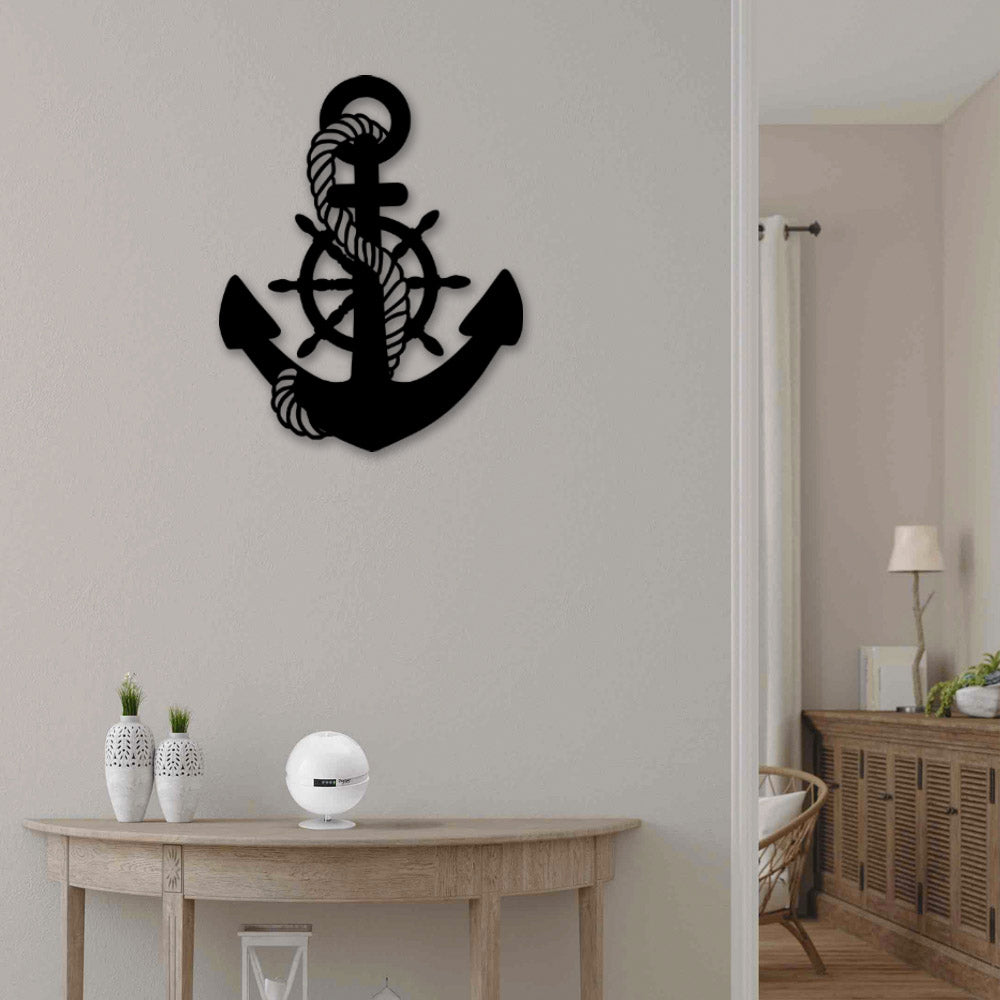 Nautical Anchor So Simple - Led Light Metal - Owls Matrix LTD