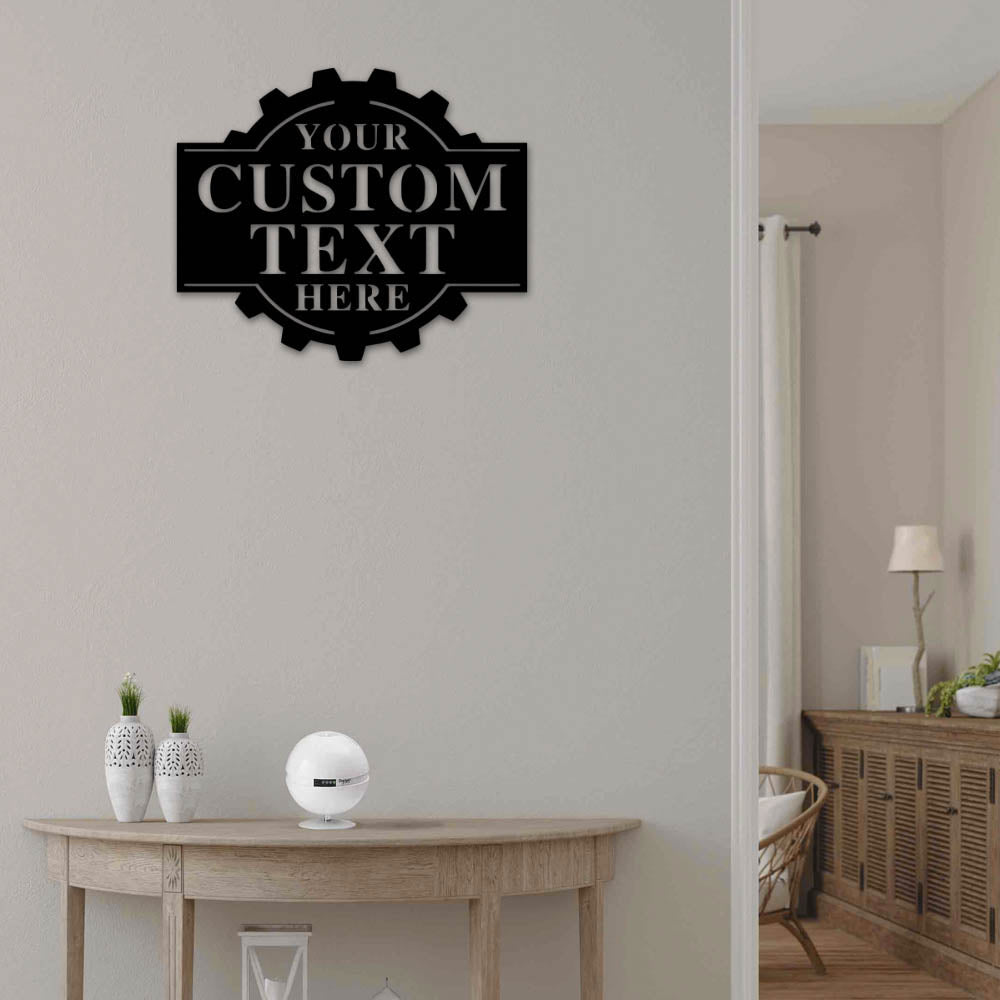 Mechanic Personalized Man Cave - Led Light Metal - Owls Matrix LTD