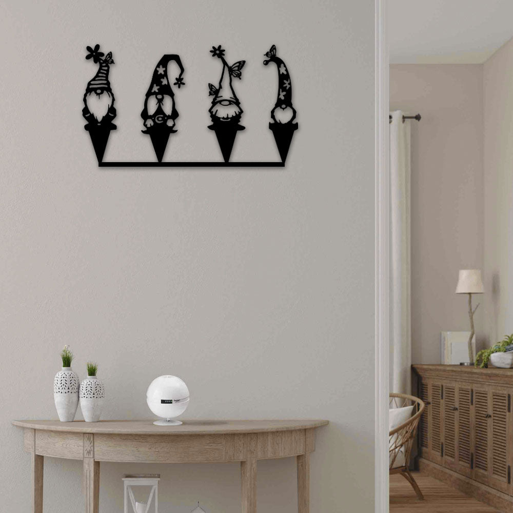 Gnomes So Cute Ice Cream - Led Light Metal - Owls Matrix LTD