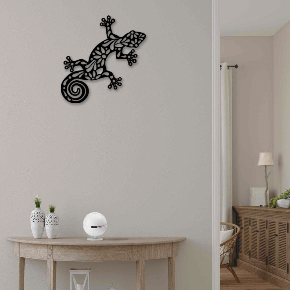 Gecko The Lizard - Led Light Metal - Owls Matrix LTD