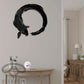Koi Fish Enso Circle - Led Light Metal - Owls Matrix LTD