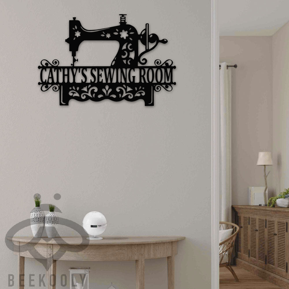 Sewing Is My Hobby Personalized Led Light Metal - Owls Matrix LTD