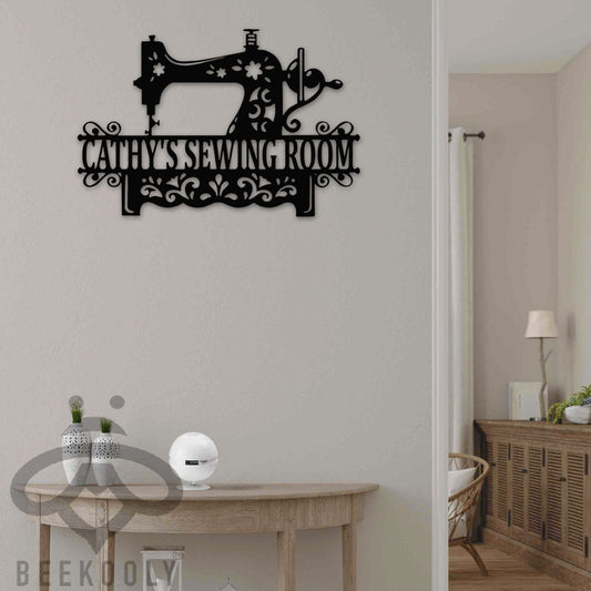 Sewing Is My Hobby Personalized Led Light Metal - Owls Matrix LTD