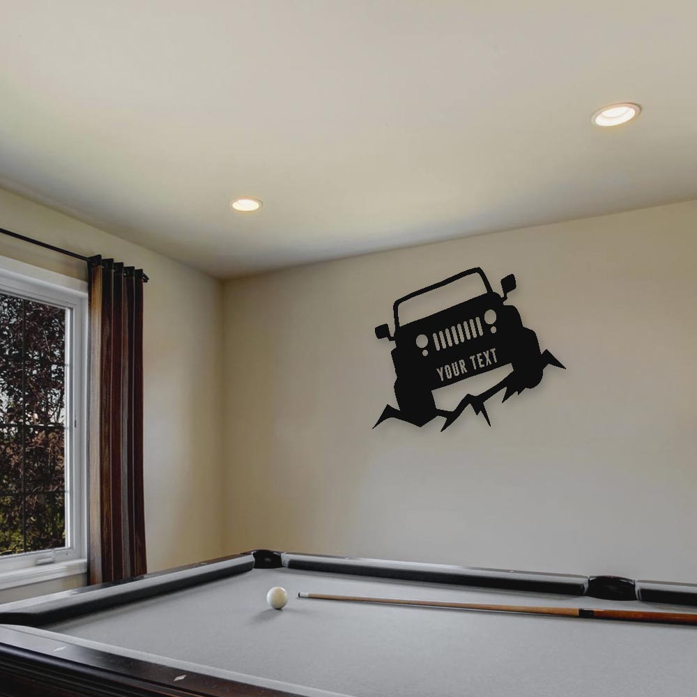 Jeep Off Road Personalized - Led Light Metal - Owls Matrix LTD