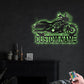 Motorcycle Motor Bike Cool Style Personalized - Led Light Metal - Owls Matrix LTD