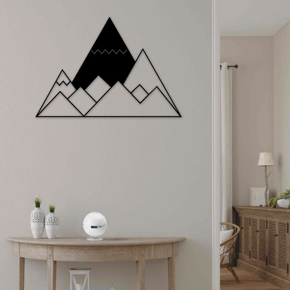 Mountain Love Lovely Life - Led Light Metal - Owls Matrix LTD