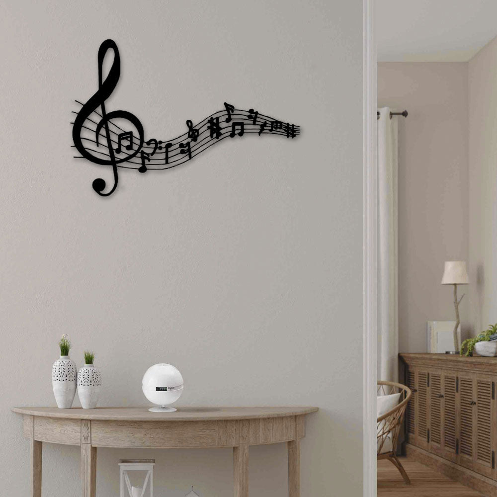Music Notes So Easy - Led Light Metal - Owls Matrix LTD